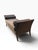 Brown Bright Chair Company Upholstered Herringbone Chaise Daybed With Bolsters For Sale - Image 8 of 15