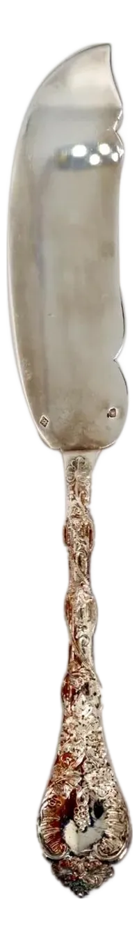 French Odiot Demidoff .950 Sterling Silver Fish Serving Knife
