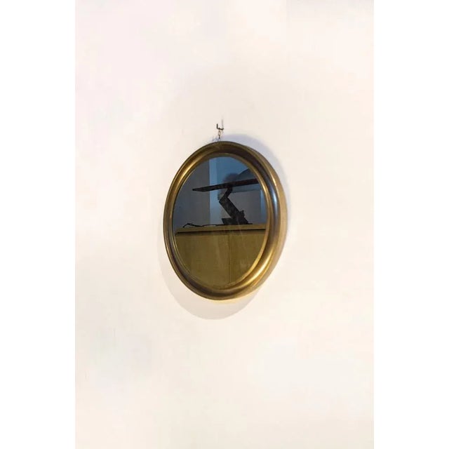 Gold Mirror by Sergio Mazza Narciso for Artemide, 1960s For Sale - Image 8 of 8