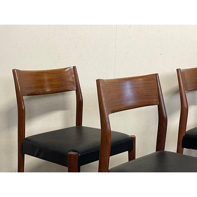 1960s Vintage Scandinavian Chairs, 1960s, Set of 6 For Sale - Image 5 of 18