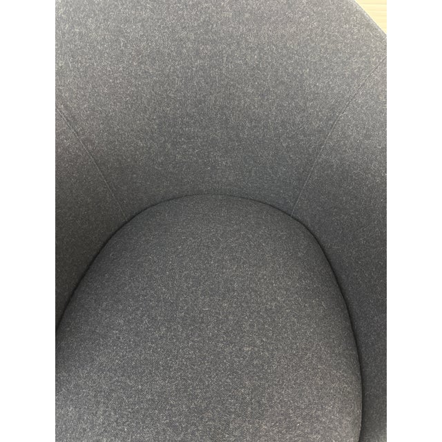 Blue Hlynur Atlason for Design Within Reach Lína Swivel Chair For Sale - Image 8 of 12