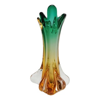 Murano Art Glass Vase by Seguso Vetri d'Arte, 1960s For Sale