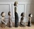 Beige Mid 20th Century Balinese Hand-Carved Wood Figures – Sculptural Primitive Collection, Set of 5 For Sale - Image 8 of 8