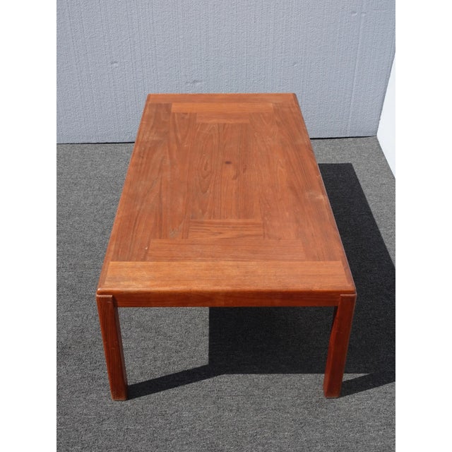 1970s Danish Modern Coffee Table by Vejle Stole Mobelfabrik Made in Denmark For Sale - Image 5 of 13