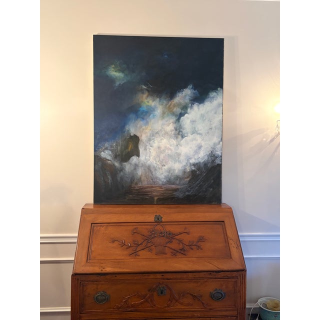 Oil painting by French painter Pierre Passani titled, The Departure of Ulysses. Ulysses, or Odysseus, is the hero of...