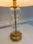 Metal Late 20th Century Jonathan Y Glass Triple Globe Table Lamp With Linen Drum Shade For Sale - Image 7 of 10