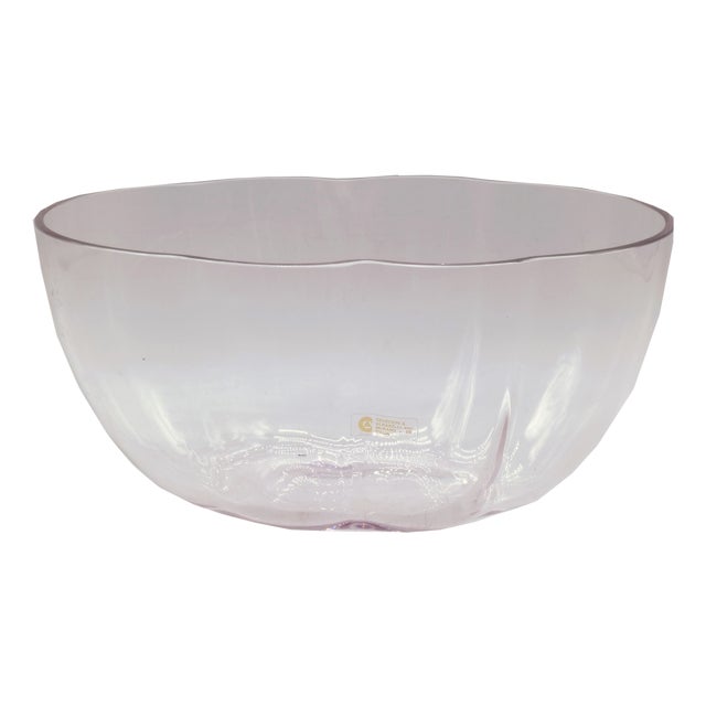 Amethyst Murano Glass Centerpiece by Gino Cenedese for Cenedese, 1970s For Sale