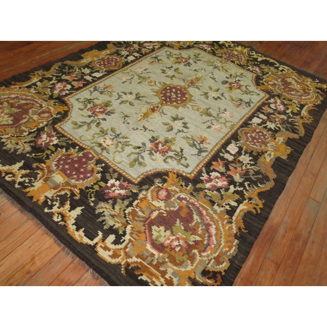 Vintage Besserabian Kilim - 5' x 6'7" For Sale - Image 4 of 6