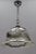 Italian Bell-Shaped Iced Murano Glass and Chrome Pendant Lamp For Sale - Image 17 of 17