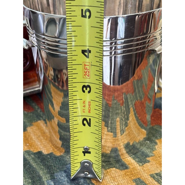 1940s SilverPlate Wine Ice Bucket Champagne For Sale - Image 10 of 11