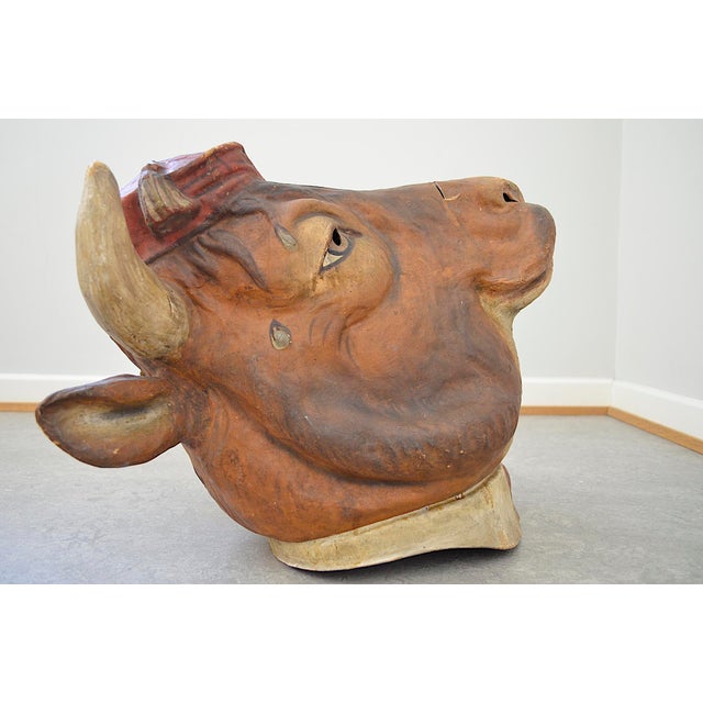 A very rare papier-mâché carnival mask from the period around 1890-1920. The carnival mask probably originates from...