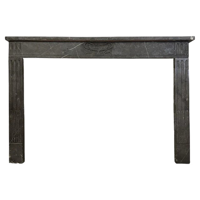Louis XVI French Marble Fireplace Mantel, 1780s For Sale