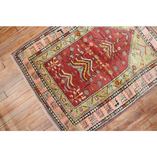 1930s Anatolian Prayer Niche Rug