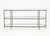 Modern Three Tier Glass Top Etagere Console For Sale - Image 4 of 6