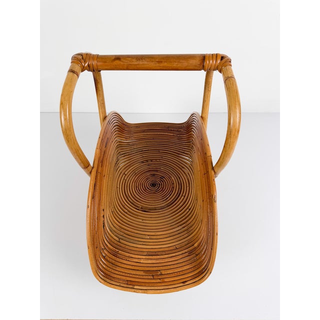 Wood Mid-Century Modern Italian Riviera Magazine Rack from Vivai Del Sud, 1960s For Sale - Image 7 of 18