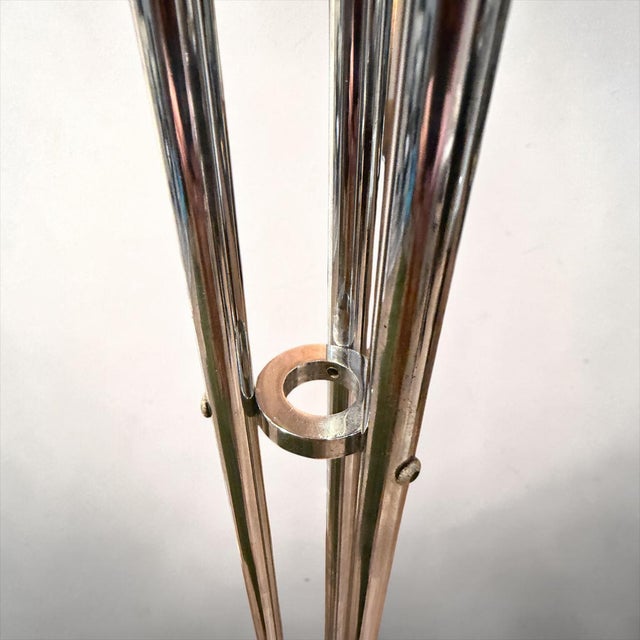 Robert Sonneman Space Age, 3 Arm Eyeball Floor Lamp, White & Chrome, MCM 1970s For Sale - Image 9 of 10