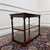 Classic English Sidetable with Brown Leather Top For Sale - Image 4 of 10