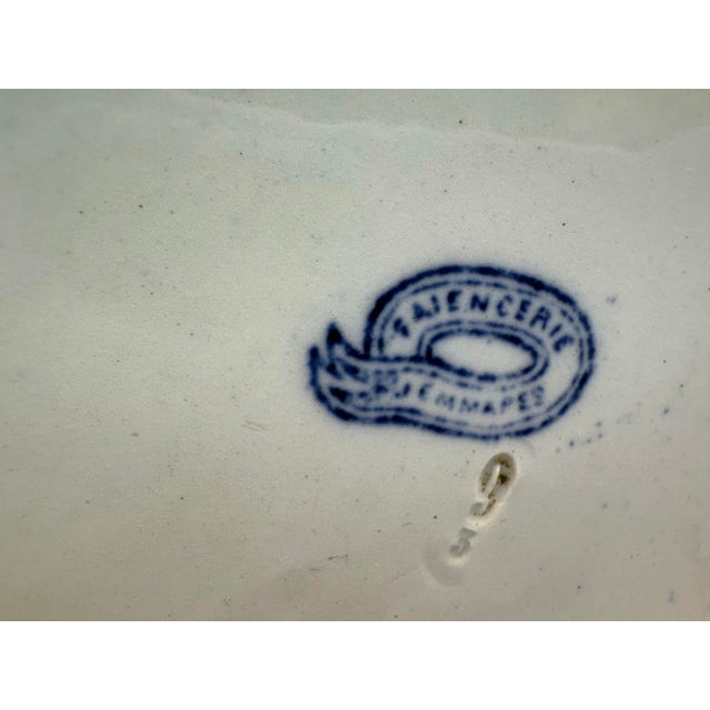 Beautiful Circa 1860 Belgian Faience Pitcher - Faiencerie Jemmapes For Sale - Image 9 of 9