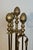Neoclassical Large Brass Pineapple Fireplace Tools in the Style of Maison Baguès For Sale - Image 3 of 12