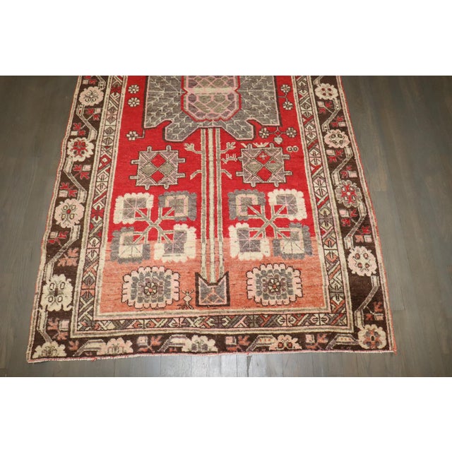 Early 20th Century Early 20th Century Zabihi Collection Red Khotan Samarkand Rug - 4'8" x 9'3" For Sale - Image 5 of 8