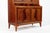 Scandinavian Modern Figured Mahogany Secretary Bookcase Cabinet 1960s For Sale - Image 12 of 17