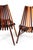 Set of Scandinavian Folding Teak Chairs For Sale - Image 6 of 14