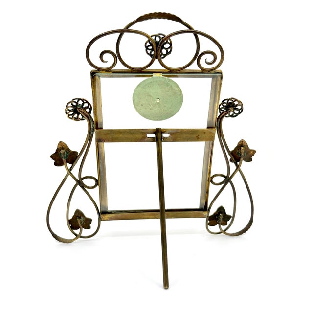 Antique Art Nouveau Whiplash Ivy Picture Frame For Sale In New York - Image 6 of 8