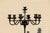 Gothic Antique Wrought Iron Floor Candelabra | Ornate Gothic Revival Candleholder | Early 20th Century For Sale - Image 3 of 18