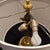 Ceramic Chinese 18th Century Chinese Porcelain Lamp Mounted in Gilded Bronze. Impeccable Condition For Sale - Image 7 of 7