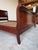 Brown 1970s Vintage Drexel Traditional Mahogany Queen Size Sleigh Bed Frame For Sale - Image 8 of 13