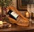 Vintage Hand-Carved Solid Wood Shoe Wine Bottle Holder With Tropical Motif For Sale - Image 11 of 11