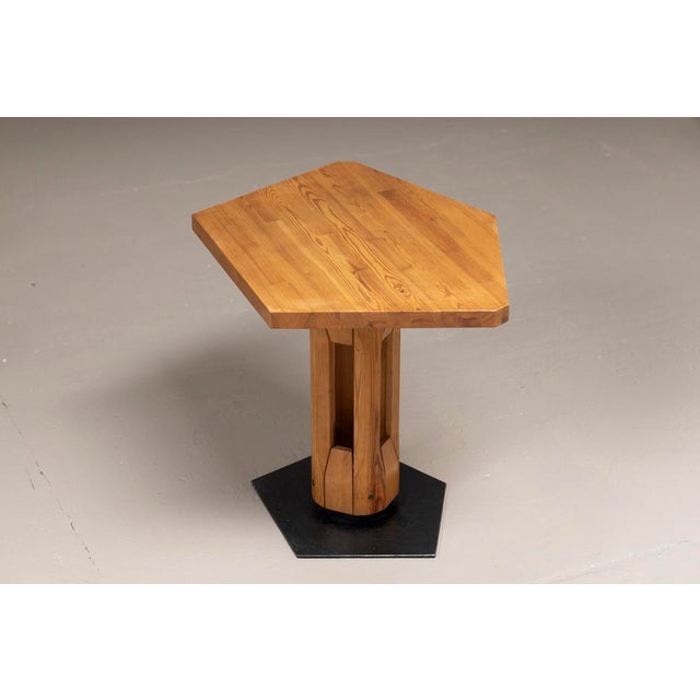Rantasipi Dining Table by Arnold Lerber for Laukaan Pu, Finland, 1970s For Sale - Image 4 of 15