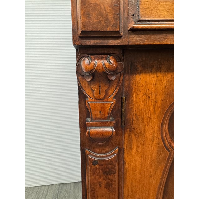 Wood Renaissance Revival Walnut Wood Sideboard For Sale - Image 7 of 12