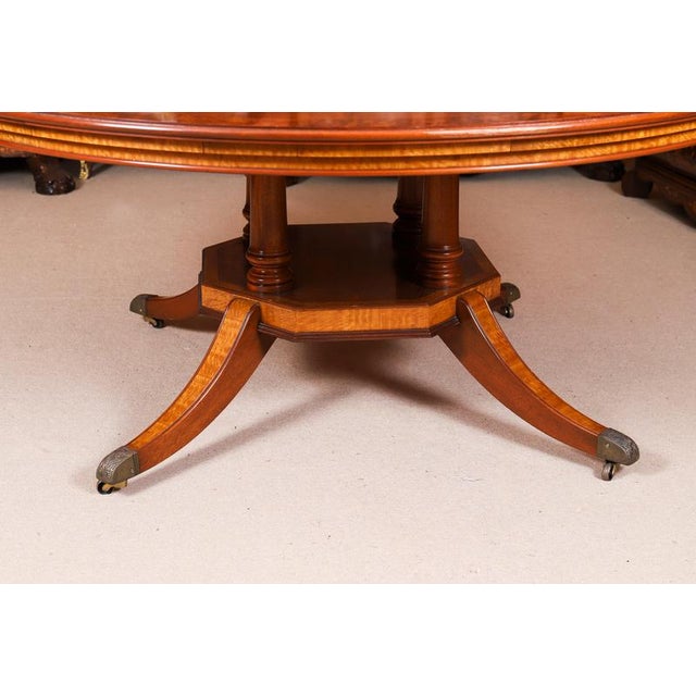 Vintage Flame Mahogany Dining Table from Harrods For Sale - Image 15 of 18