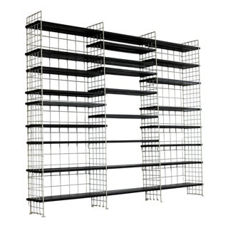 Vintage Wall Shelving Unit, 1960s For Sale