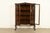 1920s Berkey & Gay Style Antique Chippendale Carved Mahogany Bookcase Cabinet, Circa 1920s For Sale - Image 5 of 13