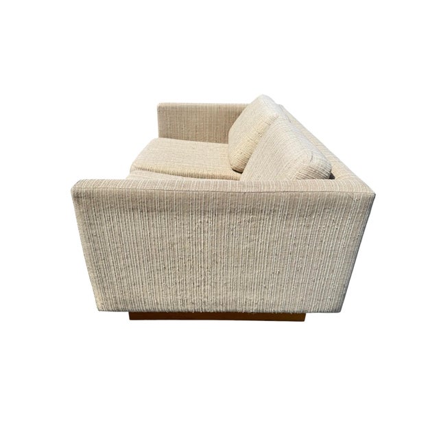 Vintage Danish Modern Teak Sofa & Loveseat W/Original Upholstery - Set of 2 For Sale In Philadelphia - Image 6 of 13