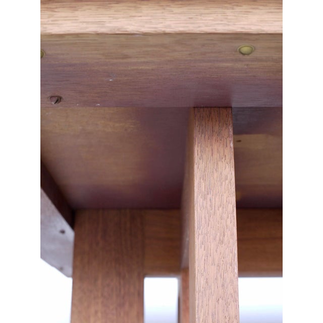 Solid Merbau Dining Table by Hans van der Laan & Harry van Hal, 1979 For Sale - Image 10 of 18