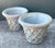 Gray Vintage Cast Concrete Trellis Planters - A Pair For Sale - Image 8 of 12