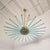 1980s Green Glass and Brass Sputnik Chandelier, Italy, Mid Century Modern For Sale In Dallas - Image 6 of 11