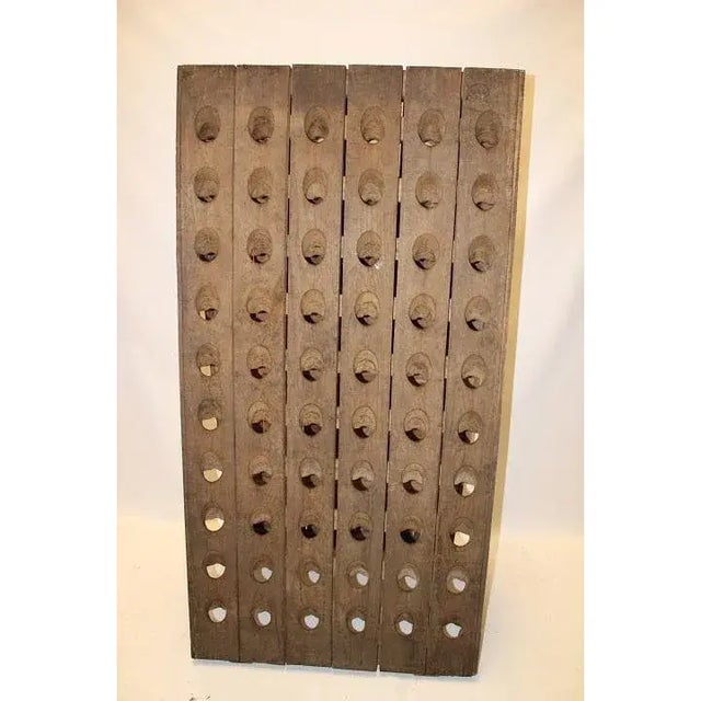 Our Vintage A frame French Riddling Rack is from the 1950's. Use for storage of unopened bottles or keep the memories and...