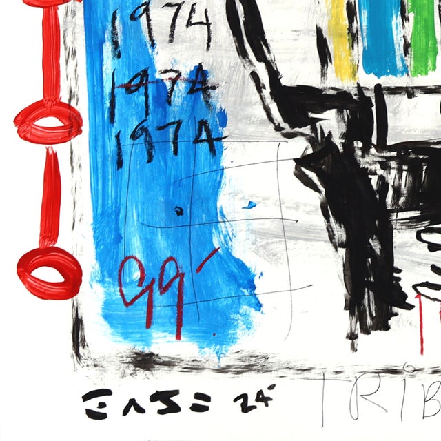 2020s Pop, Interrupted - Colorful Figurative Andy Warhol Pop Art Painting by Gary John For Sale - Image 5 of 6