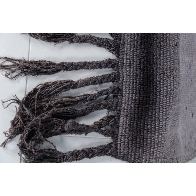 Vintage Anatolian Grey Hemp Runner Rug, 1960 For Sale - Image 4 of 10