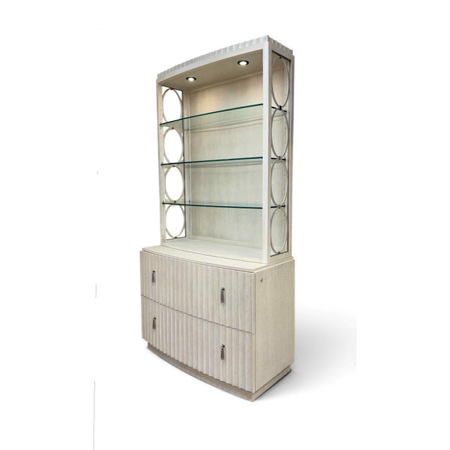 2020s Lexington Sligh Cascades Birkdale File Chest & Display Hutch Deck For Sale - Image 5 of 13