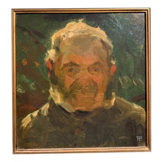 Heinrich Pforr, Portrait Composition, Oil Painting on Canvas For Sale