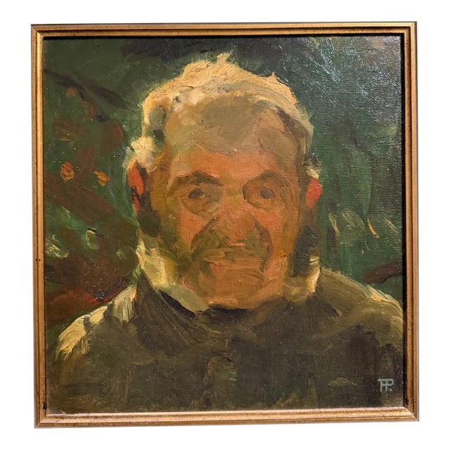Heinrich Pforr, Portrait Composition, Oil Painting on Canvas For Sale