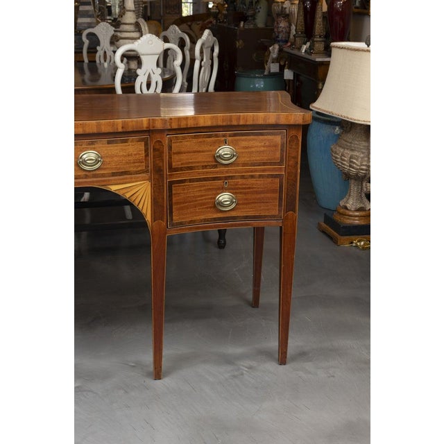 Brown George III Style Mahogany Sideboard, Hand-Crafted, England, Circa 1800 For Sale - Image 8 of 12