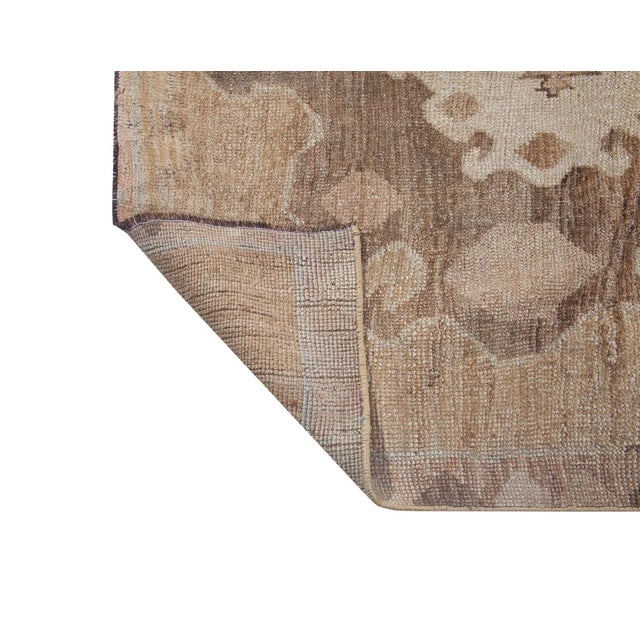 Mid 20th Century Vintage Decorative Kars Wool Rug For Sale - Image 5 of 6