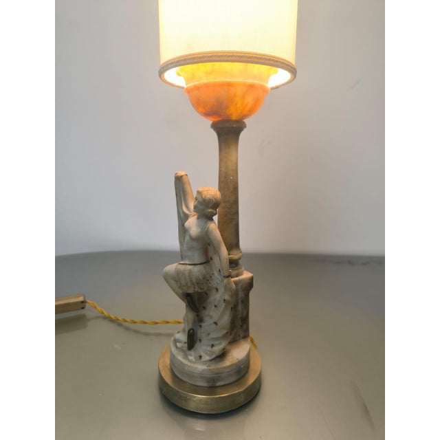 Vintage Structure with Lampshade, 1940s For Sale - Image 4 of 18