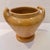 1960s Vintage Ochre Glazed Ceramic Urn With Handles For Sale - Image 5 of 7
